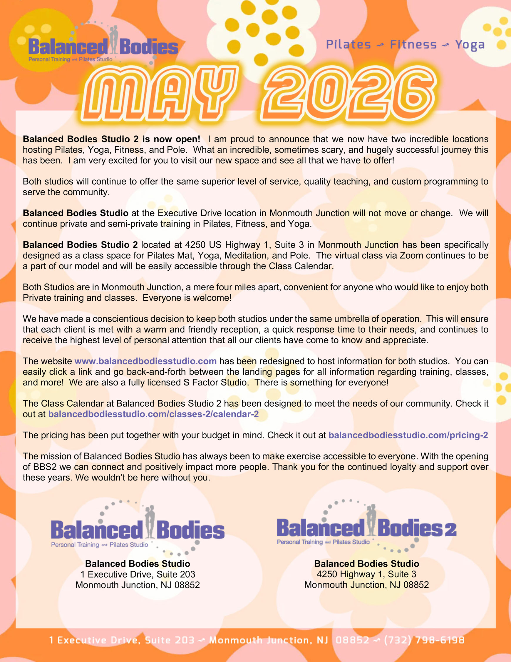 January 2026 Newsletter