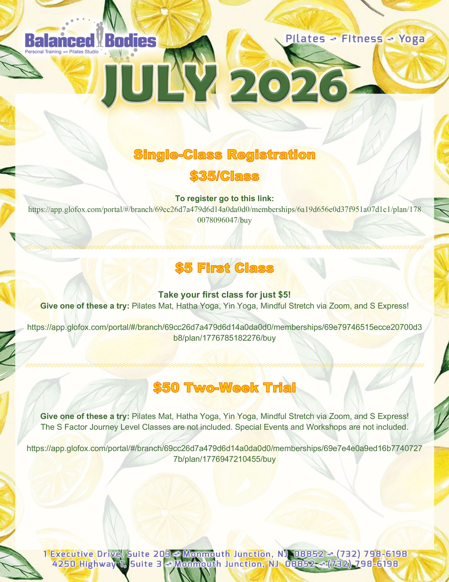 NEWSLETTER JULY 2026 SAVE THE DATES 2